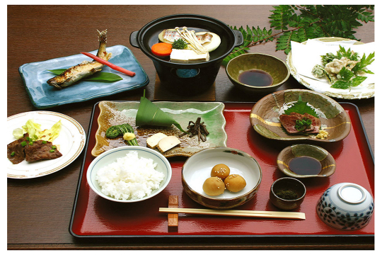 四季折々の料理でおもてなし(一例)