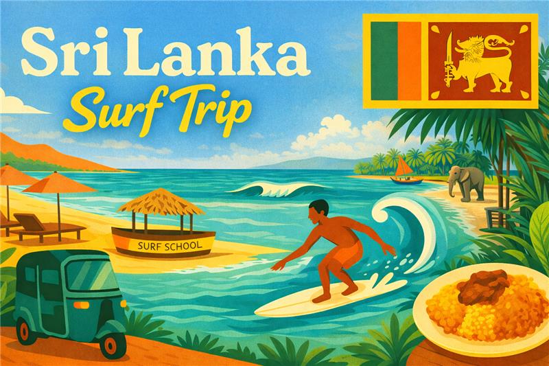 多種多様な波がここにある。スリランカサーフトリップ